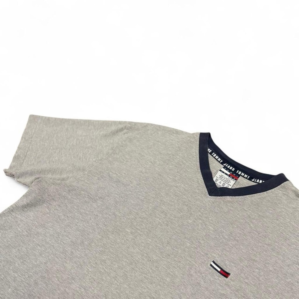 Tommy Hilfiger Gray V-Neck Tee